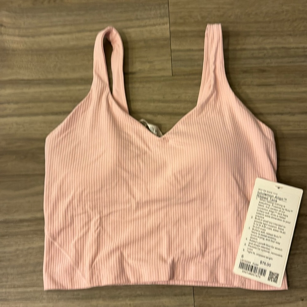 Lululemon Align Ribbed Tank Size 6 Lululemon BRAND NEW Flush Pink